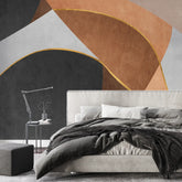 3195 / Trendy Self-Adhesive Wallpaper - Colorful Geometric Abstract Design for Room Decor, Peel & Stick - Artevella