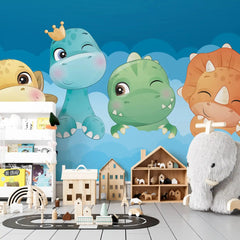 6044 / Kids Room Fun with Peel and Stick Dinosaur Wallpaper: Perfect Addition to Baby Nursery and Child's Room - Artevella