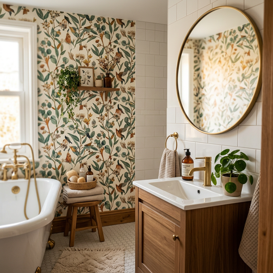 Small Bathroom Hacks: How Wallpaper Can Make a Space Feel Huge