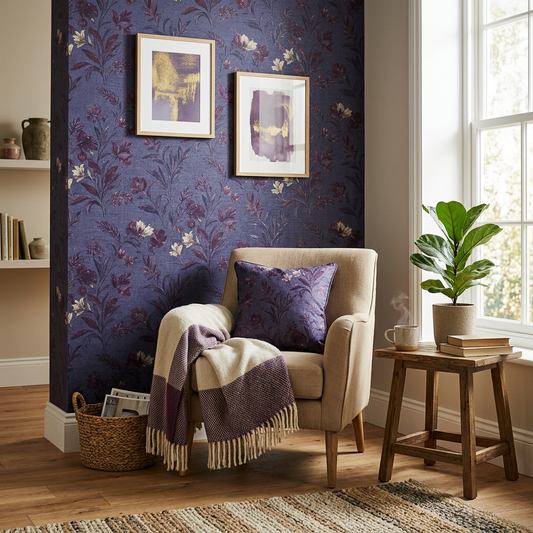 Transform Your Home with the Purple Collection Wallpaper