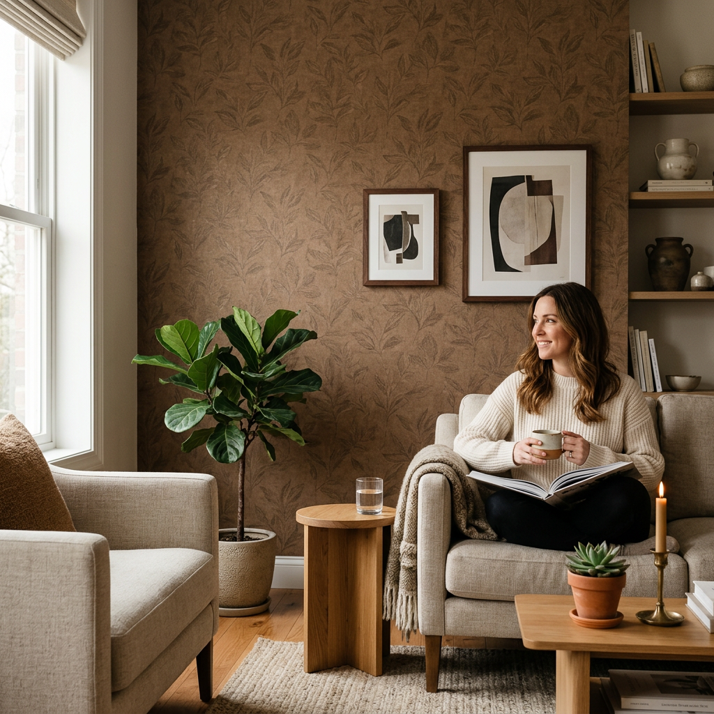 The Beauty of Brown: Timeless Wallpaper Trends for 2024