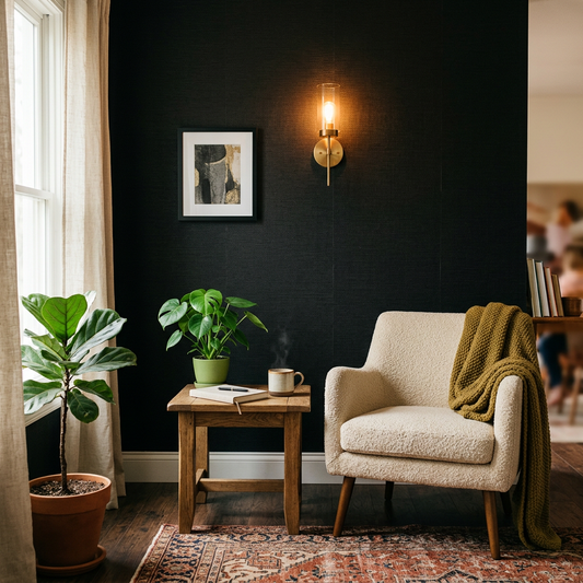 The Power of Black: Elevating Interiors with Dark Wallpaper