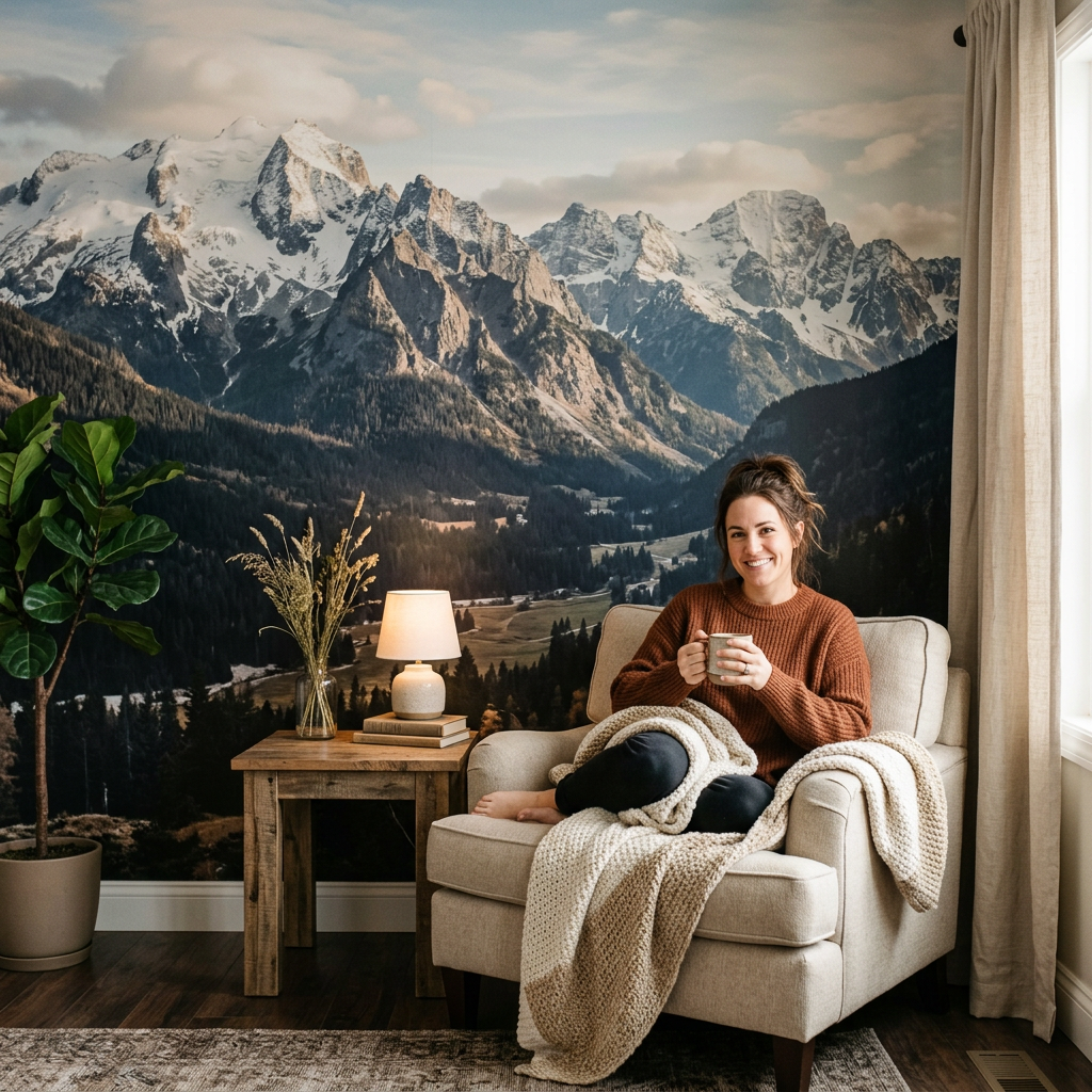 Transform Your Home with Majestic Mountain Wallpapers