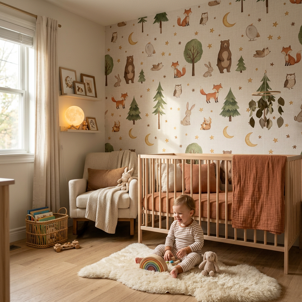 Magical Kids Room Decor: Creative Nursery Wallpaper Ideas