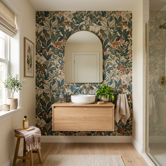 Modern Bathroom Trends: Why Wallpaper is Replacing Tiles