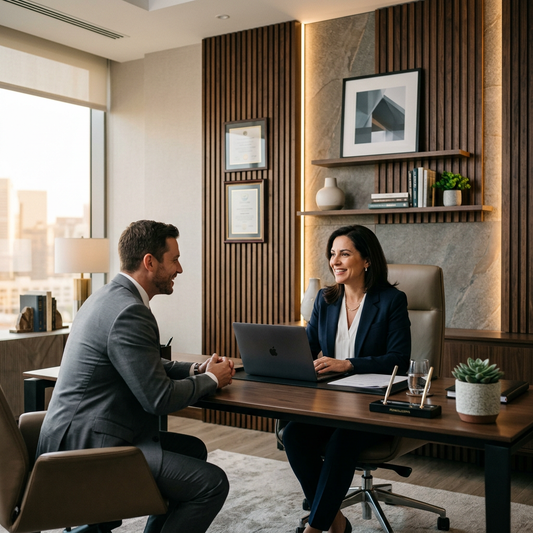 The Executive Office: Professionalism Through Feature Walls