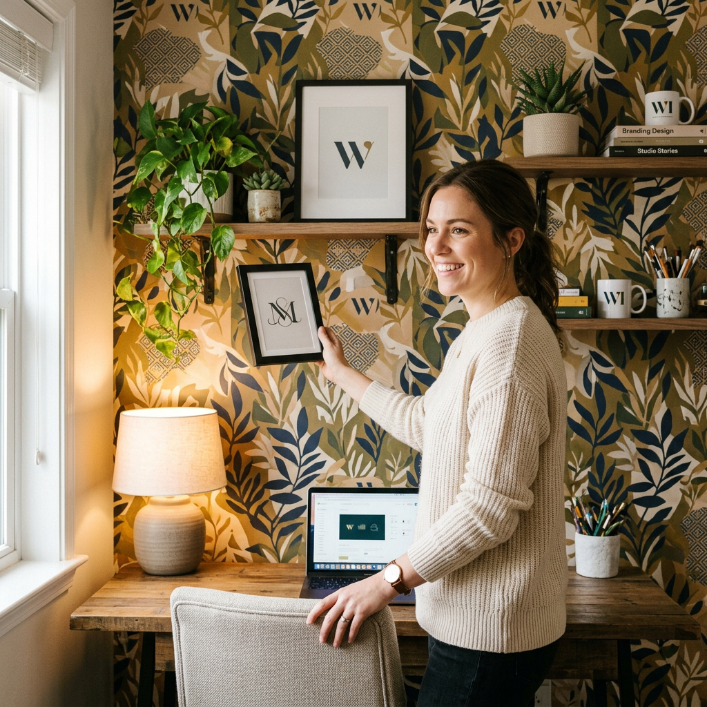 Branded Wallpaper: Integrating Identity into Physical Space