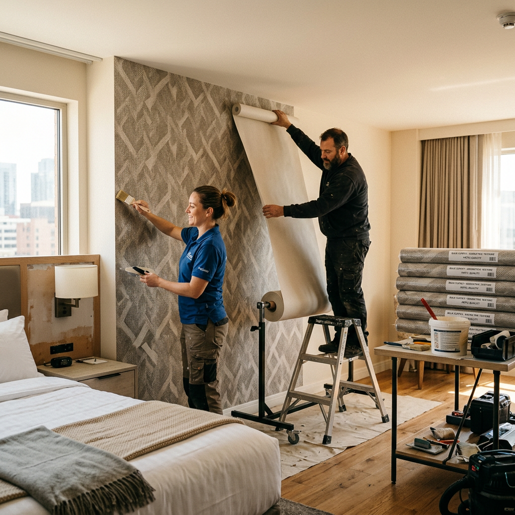 Bulk Wallpaper Supply: Maximizing Hotel Reno Budgets