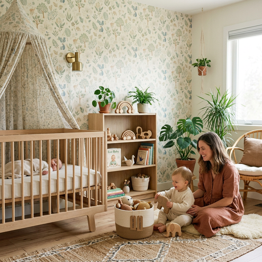 Eco-Friendly Nursery Wallpaper: Non-Toxic Child Safety