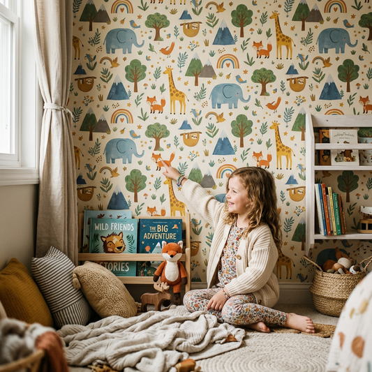 Best Kids' Room Wallpaper: Playful Designs for Growing Minds