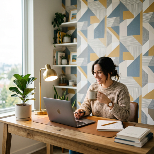 Modern Office Wallpaper Ideas for a Productive Workspace