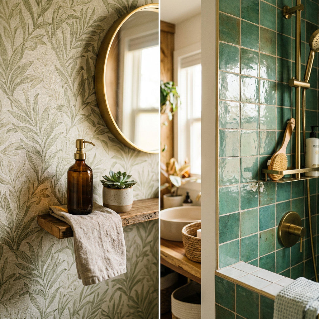 Wallpaper vs. Tiles: Which Is Better for Modern Bathrooms?