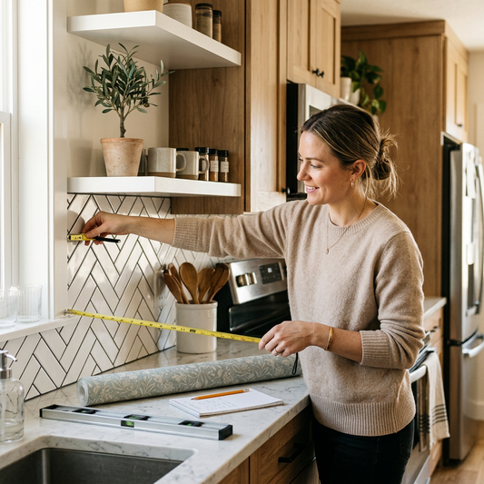 How to Measure Kitchen Backsplash Wallpaper