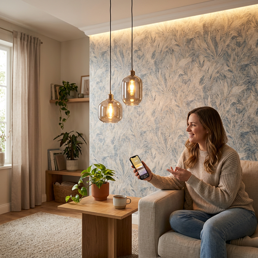 Smart Home Integration: Wallpaper and Smart Lighting