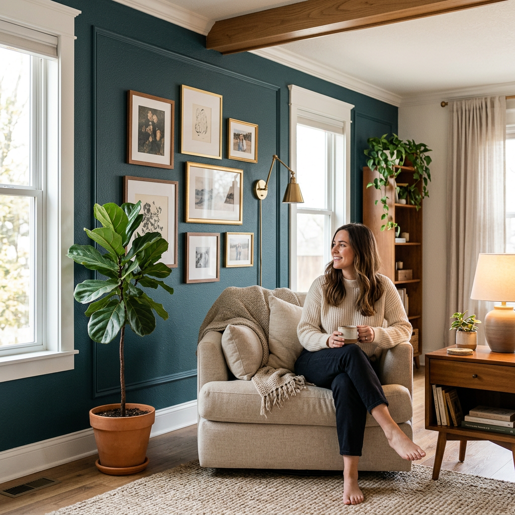 The Art of the Accent Wall: Placement and Visual Weight