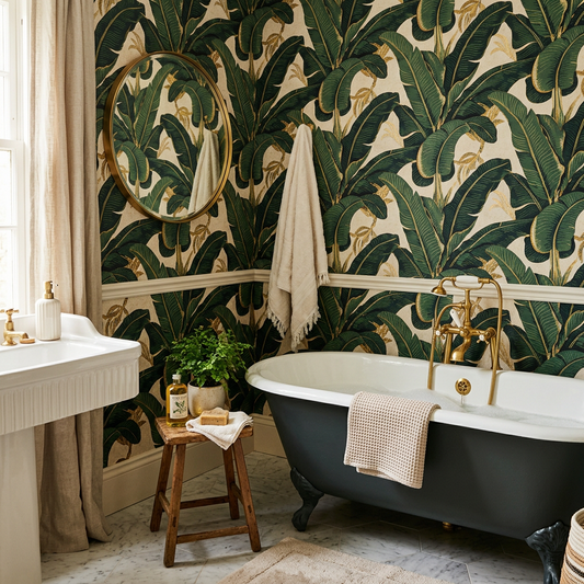 Luxury Renter’s Guide: Bathroom Wallpaper for Wet Spaces