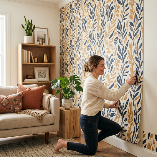 How to Create a Temporary Accent Wall That Looks Permanent