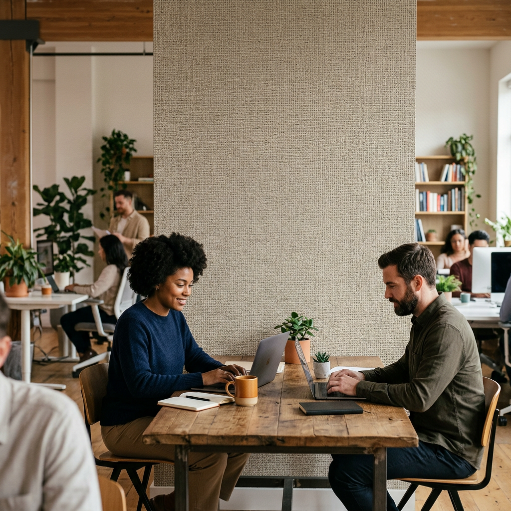 Reducing Noise: Using Textured Wallpaper for Open-Plan Offices