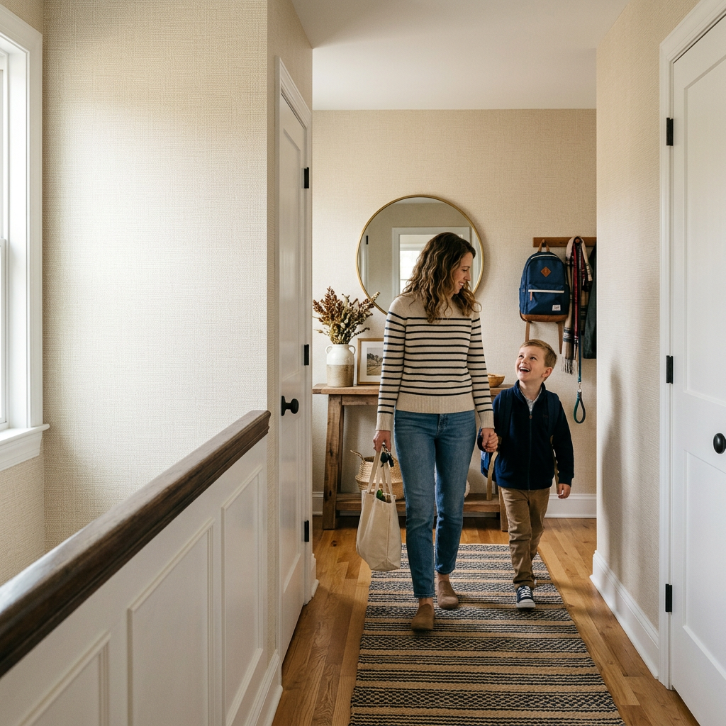 Washable Vinyl Wallpaper Guide for High-Traffic Hallways