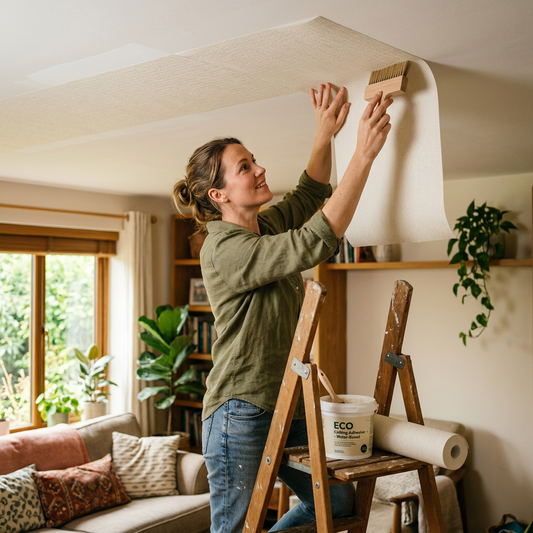 Eco Water-Based Ceiling Wallpaper: Installation Guide