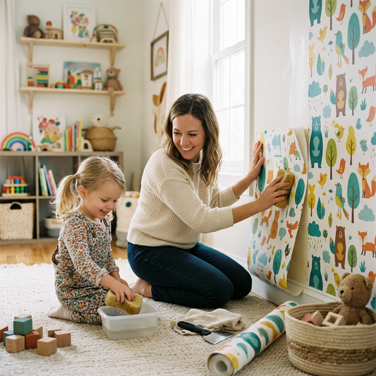 Prepasted Playroom Wallpaper: Buying and Troubleshooting