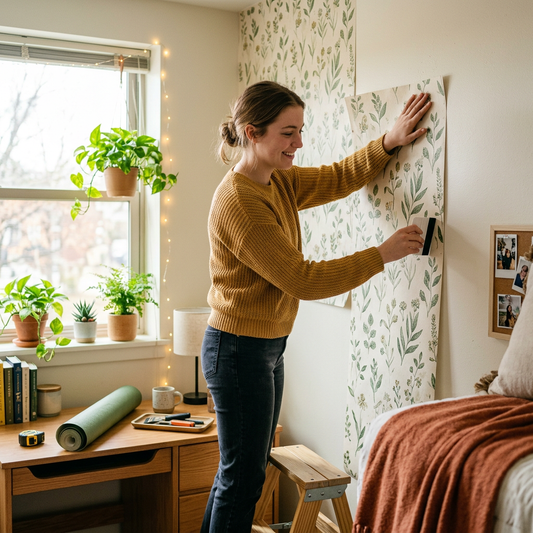 How to Safely Hang and Remove Eco Wallpaper in Dorm Rooms