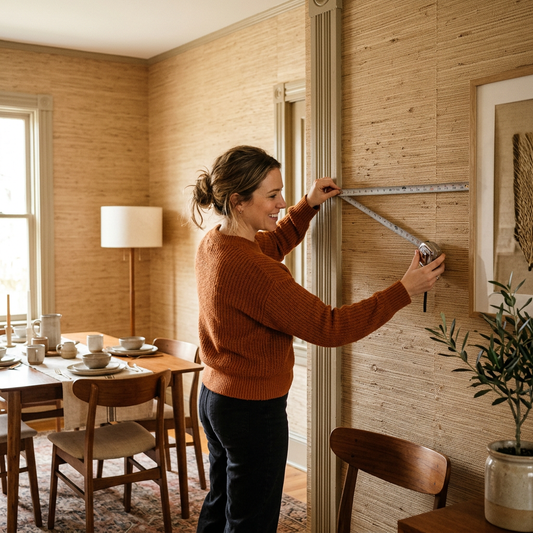 How to Measure Grasscloth Wallpaper for Dining Rooms