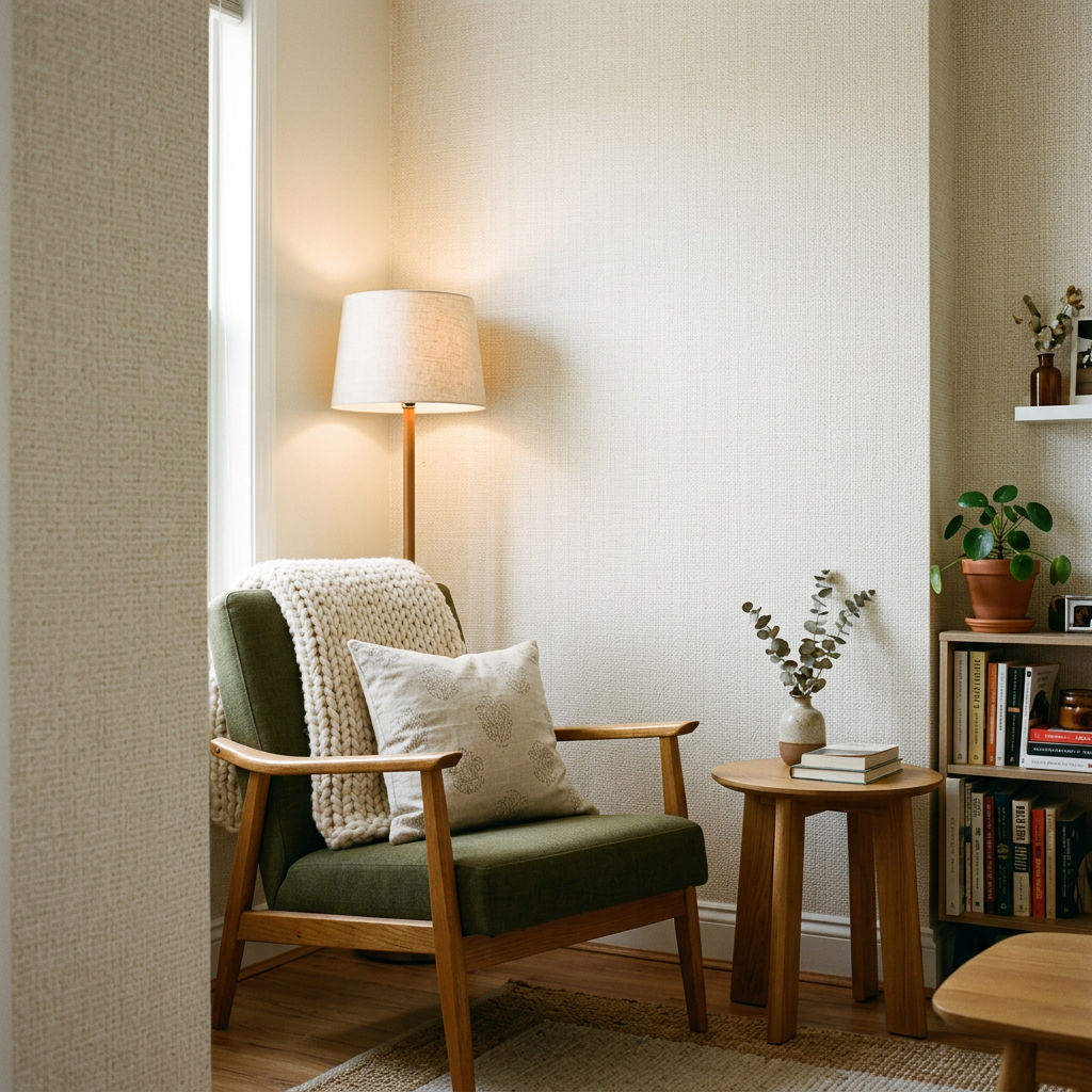 Textured Vinyl Wallpaper Guide for Small Living Rooms