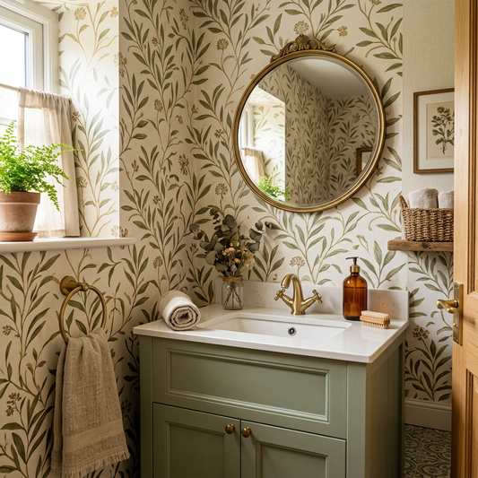 Non-Woven Powder Room Wallpaper: Care & Trends