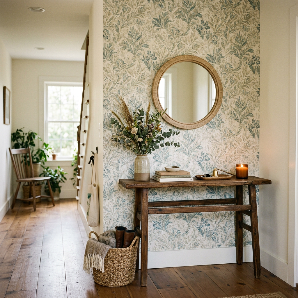 Traditional Non-Woven Entryway Wallpaper Trends