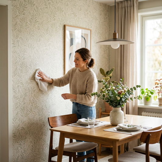 How to Clean Non-Woven Wallpaper in Dining Rooms