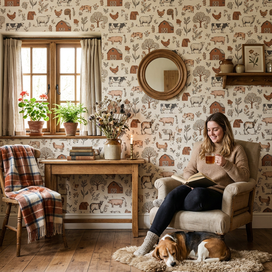 Rust Farmhouse Animal Wallpaper: 2025 Trend Report