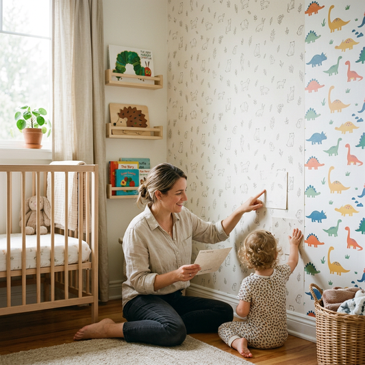 Eco-Friendly vs Vinyl Kids Wallpaper: Material Guide