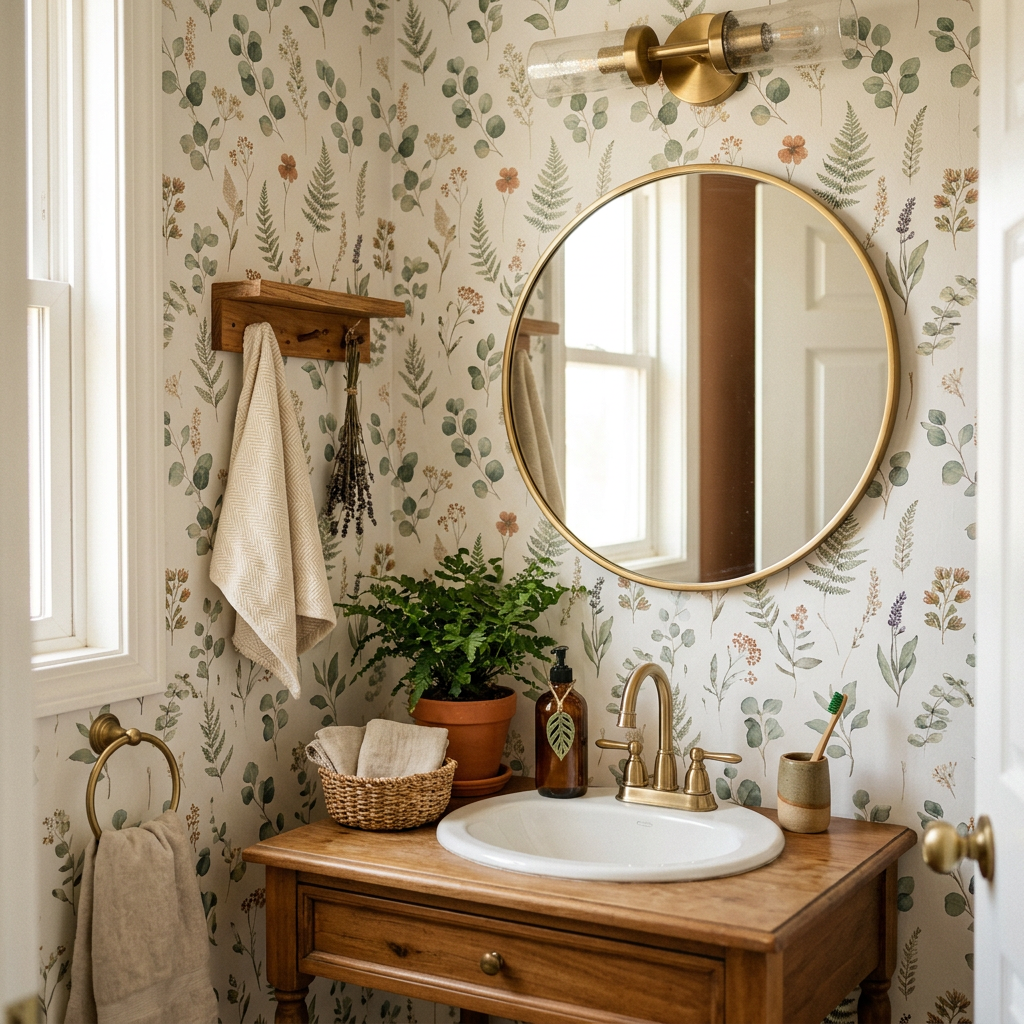Eco-Friendly Wallpaper Guide for Renter Powder Rooms