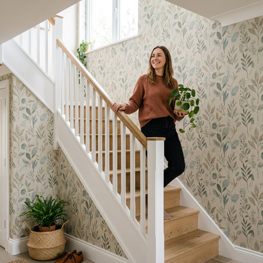 Eco Stairwell Wallpaper Trends: Water-Based Inks Guide