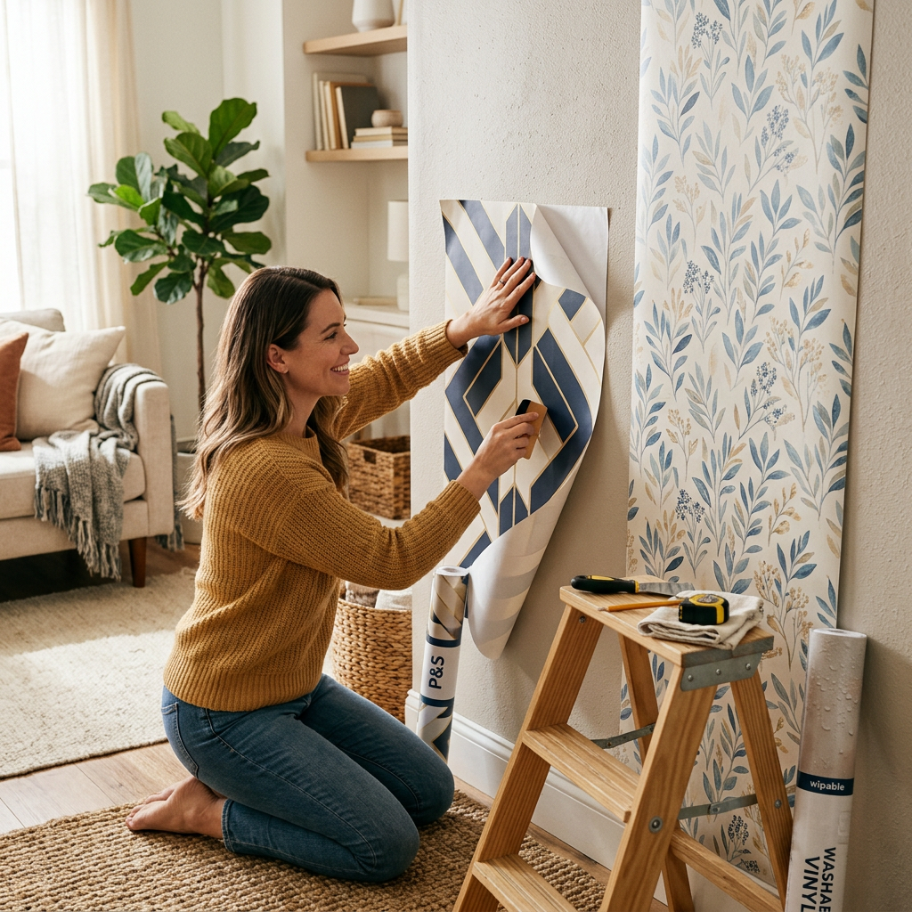 Washable Vinyl vs Peel-and-Stick for Accent Walls