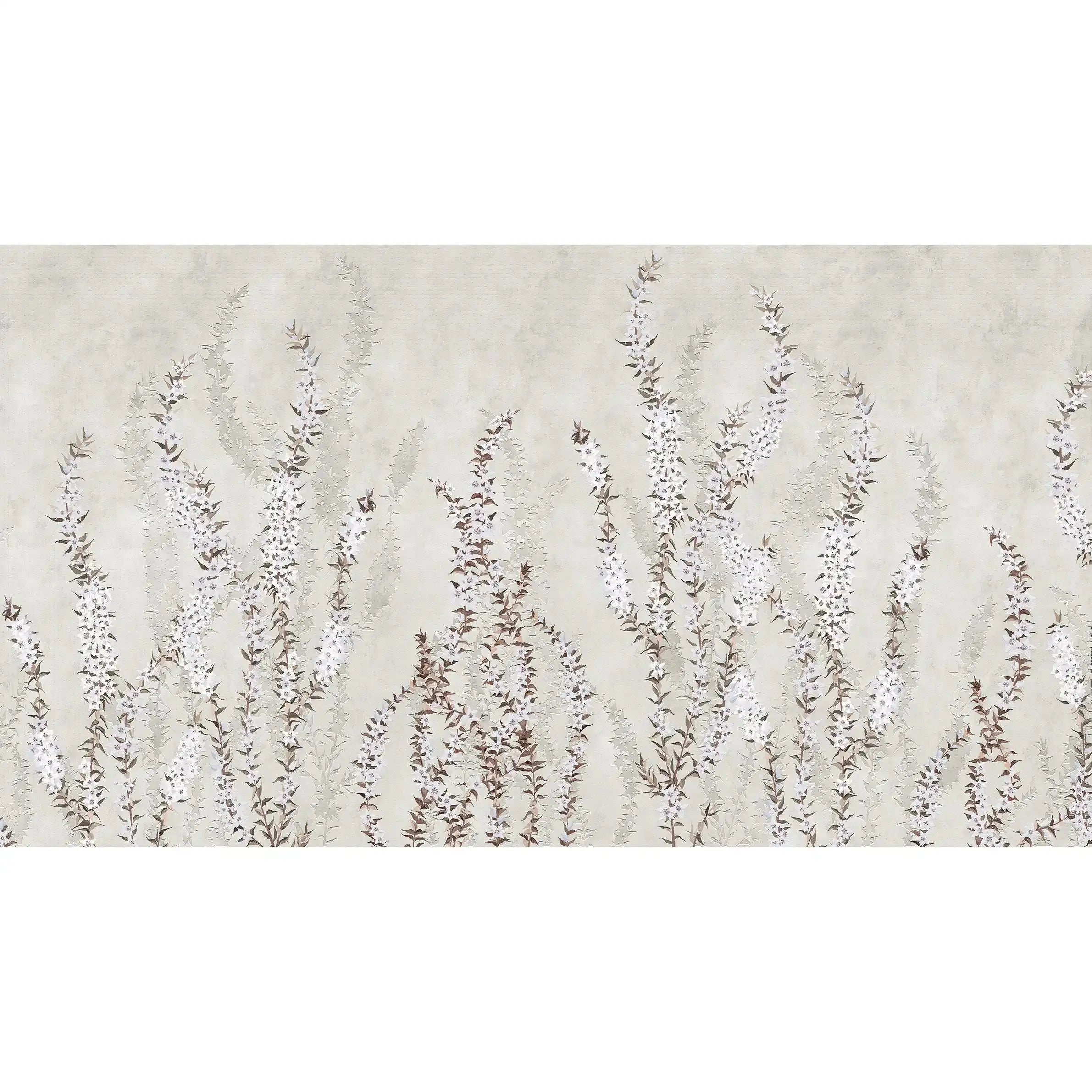 3023-C / Modern Beige Paisley Wallpaper, Adhesive Peel and Stick, Temporary Wallpaper for Home Decor - Artevella