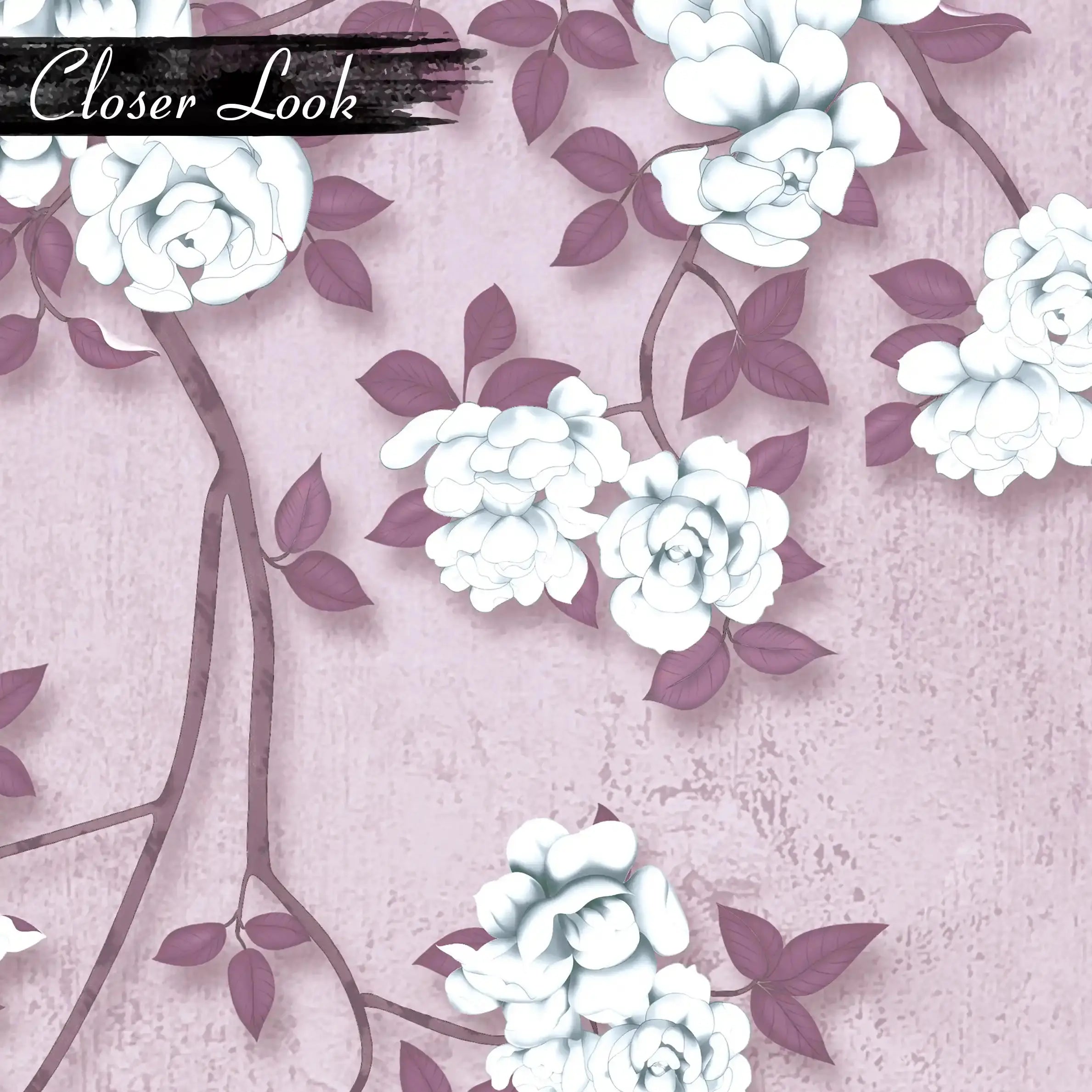 3028-C / Chinese Style Floral Peel and Stick Wallpaper: Easy Install, Adhesive Mural for Walls - Artevella