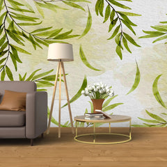 3032-D / Floral Peel and Stick Wallpaper: Modern Boho Decor with Watercolor Branches Design, Ideal for Temporary or Renters Wallpaper - Artevella