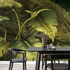 3050-B / Botanical Adhesive Wallpaper: Jungle Leaf Design, Easy Peel and Stick for Walls & Murals - Artevella