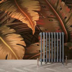 3050-C / Botanical Adhesive Wallpaper: Jungle Leaf Design, Easy Peel and Stick for Walls & Murals - Artevella