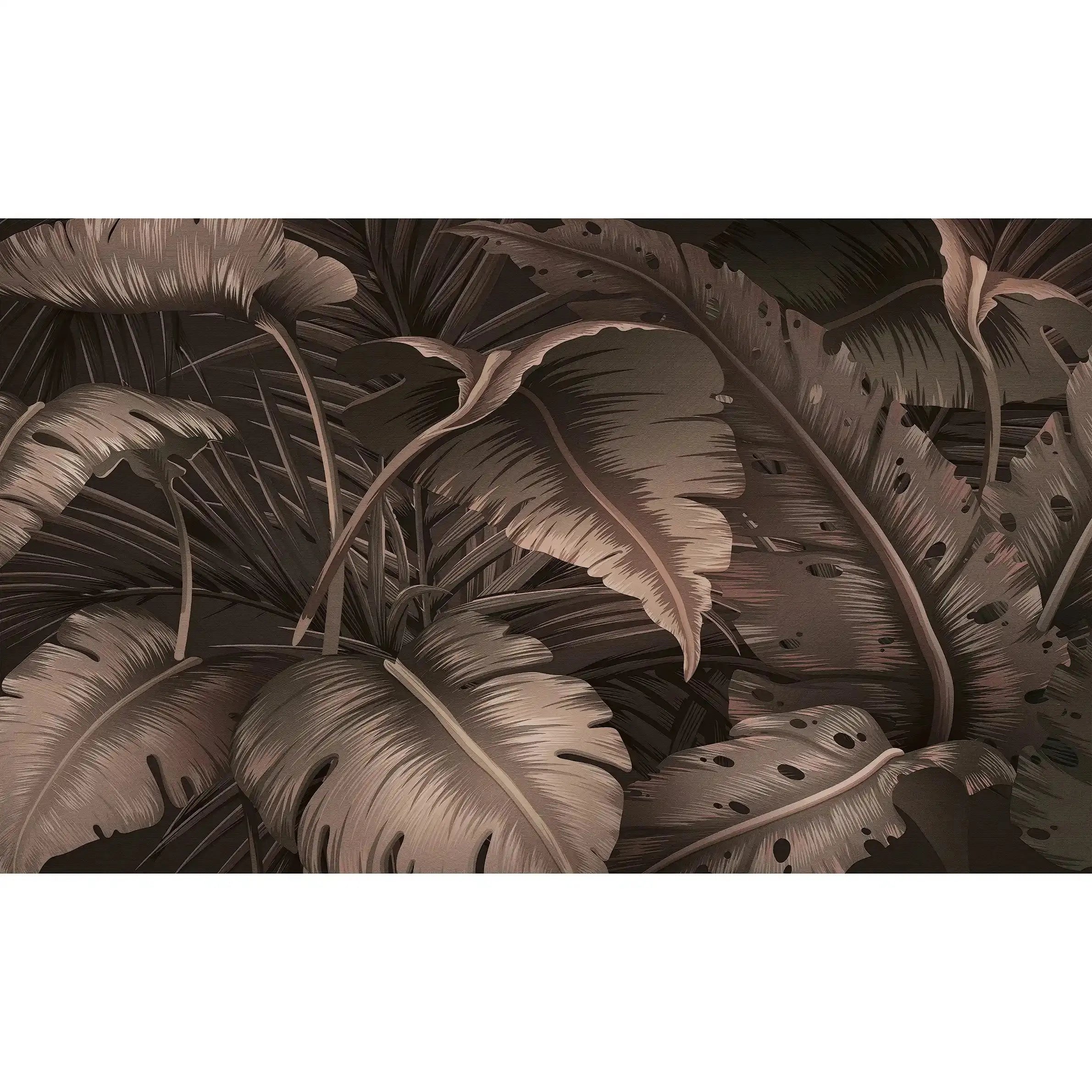 3050-F / Botanical Adhesive Wallpaper: Jungle Leaf Design, Easy Peel and Stick for Walls & Murals - Artevella