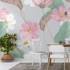 3080-D / Vibrant Boho Floral Wallpaper: Peel and Stick for Easy Application - Self Adhesive, Temporary Wall Mural for DIY Decor - Artevella