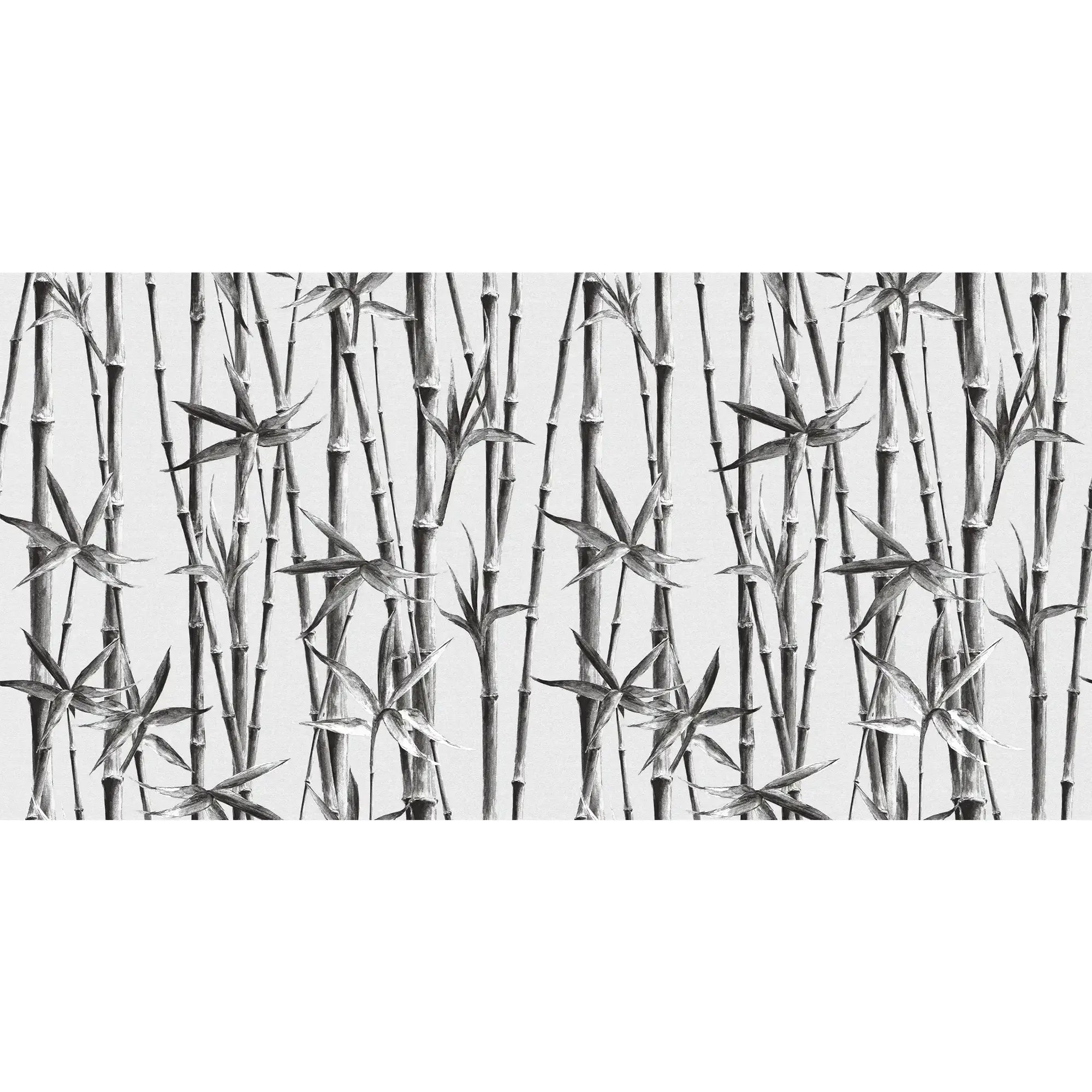 3112-F / Bamboo Branches Wall Mural: Self Adhesive, Peel and Stick Wallpaper for Tranquil Room Decor - Artevella