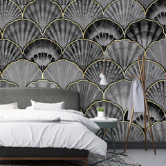 3114-A / Wild Floral Abstract Wallpaper: Peel and Stick Design for Modern Wall Decor in Any Room - Artevella