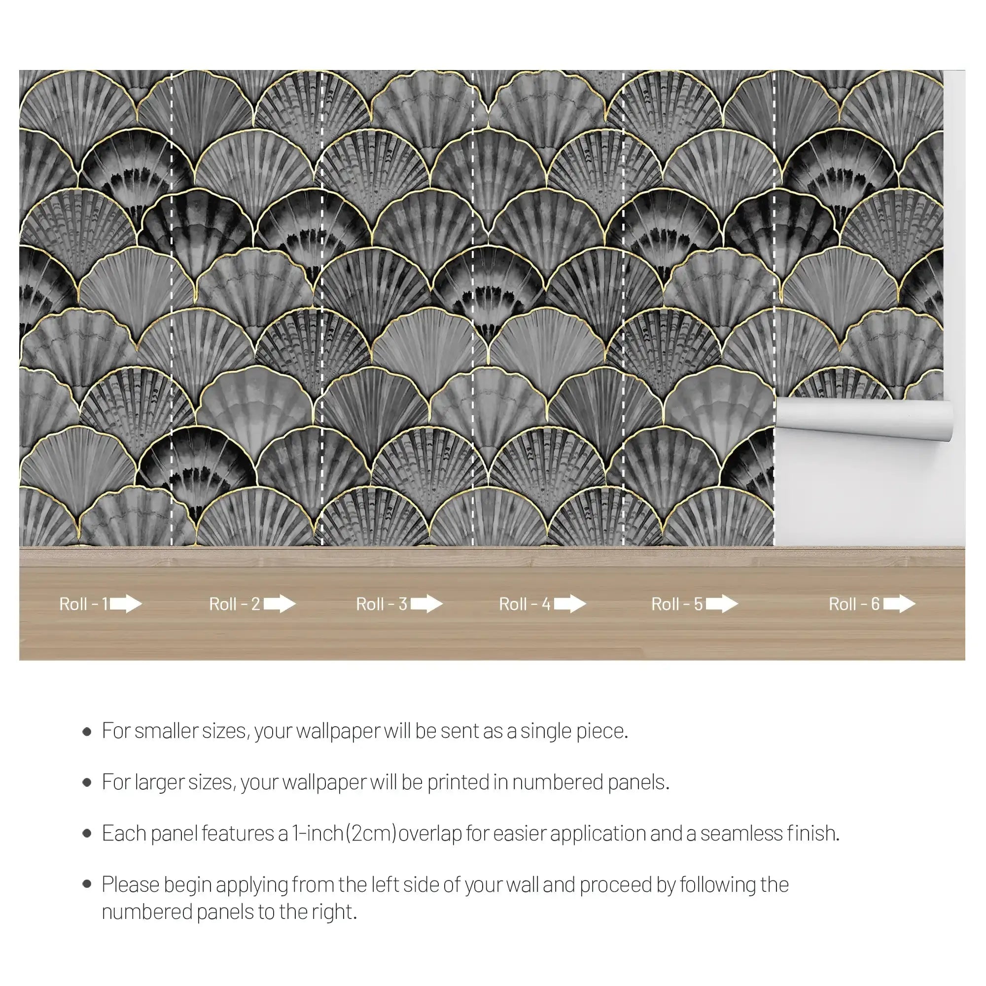 3114-A / Wild Floral Abstract Wallpaper: Peel and Stick Design for Modern Wall Decor in Any Room - Artevella