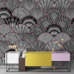 3114-D / Wild Floral Abstract Wallpaper: Peel and Stick Design for Modern Wall Decor in Any Room - Artevella