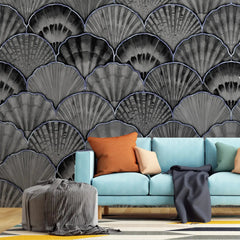 3114-E / Wild Floral Abstract Wallpaper: Peel and Stick Design for Modern Wall Decor in Any Room - Artevella