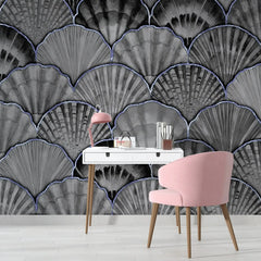 3114-E / Wild Floral Abstract Wallpaper: Peel and Stick Design for Modern Wall Decor in Any Room - Artevella