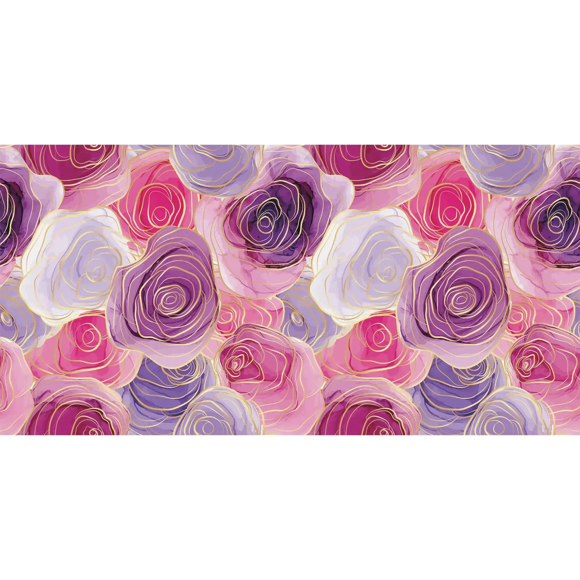 3116-D / Romantic Rose Patterned Wallpaper: Peelable and Stickable, Perfect for Contemporary Colorful Wall Decor - Artevella